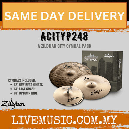 Zildjian A Zildjian Cymbal Set - City Pack ( ACITYP248 )