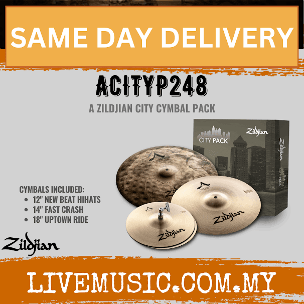 Zildjian A Zildjian Cymbal Set - City Pack ( ACITYP248 )