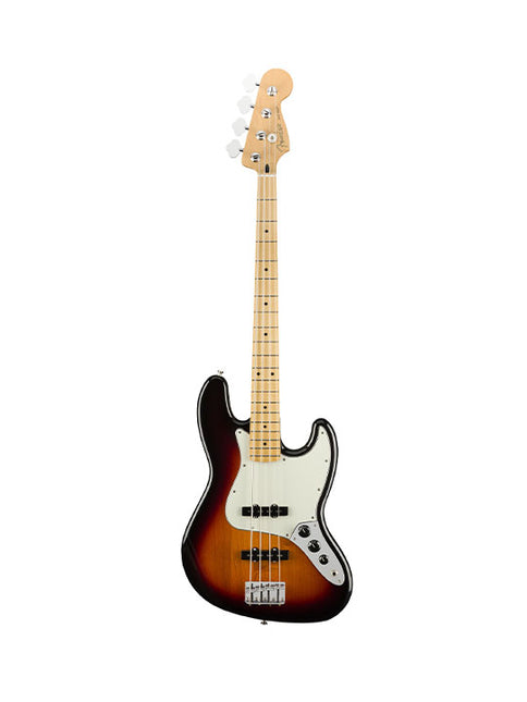 Fender Japan Hybrid II Jazz Bass Guitar, Maple Fretboard with Gig Bag - 3 Color Sunburst