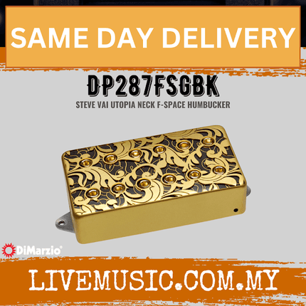 DiMarzio DP287F Utopia Neck F-spaced - Satin Gold Black (DP287FSGBK)