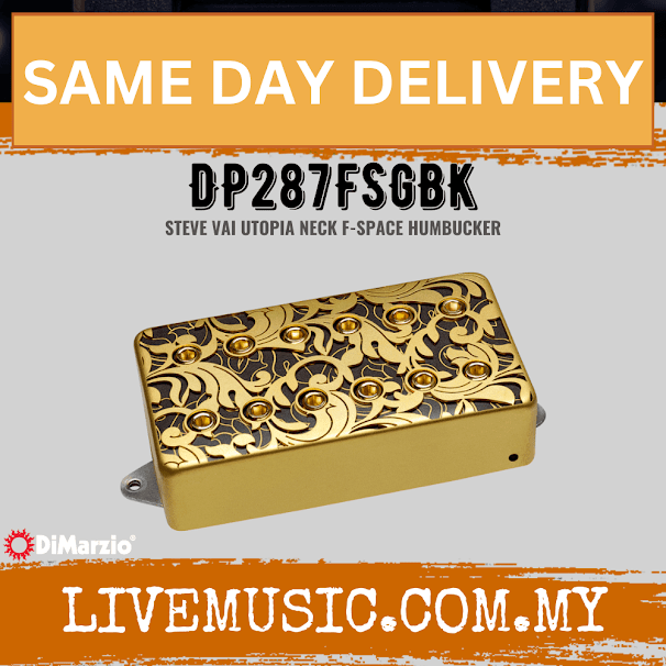 DiMarzio DP287F Utopia Neck F-spaced - Satin Gold Black (DP287FSGBK)