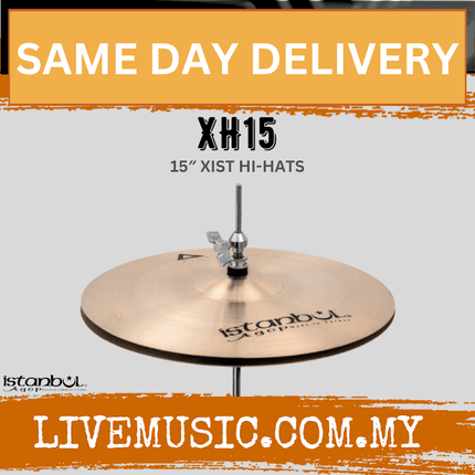 Istanbul Agop XH15 15" Xist Hi-Hats Hihat Hi Hat Cymbal (XH 15/XH-15)