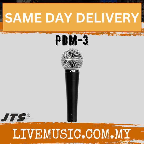 JTS PDM-3 Moving coil dynamic microphone  ( PDM3 / PDM 3 )