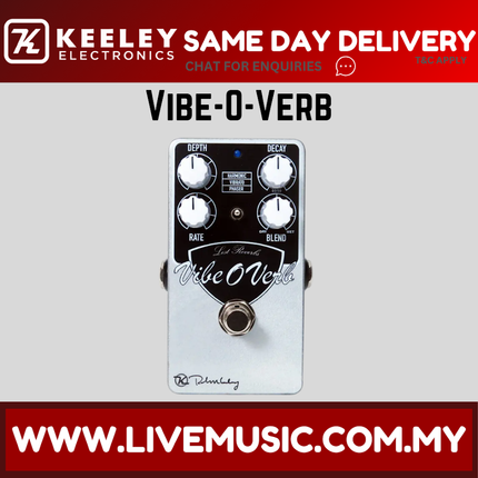 Keeley Vibe-O-Verb Guitar Effects Pedal