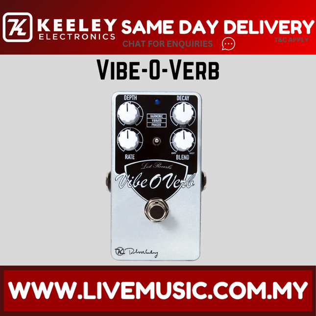 Keeley Vibe-O-Verb Guitar Effects Pedal