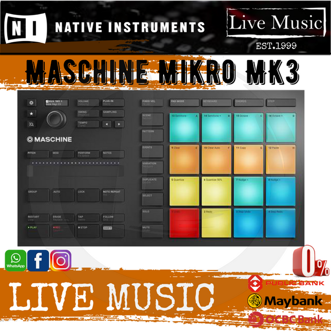 Native Instruments Maschine Mikro MK3 Groove Production
