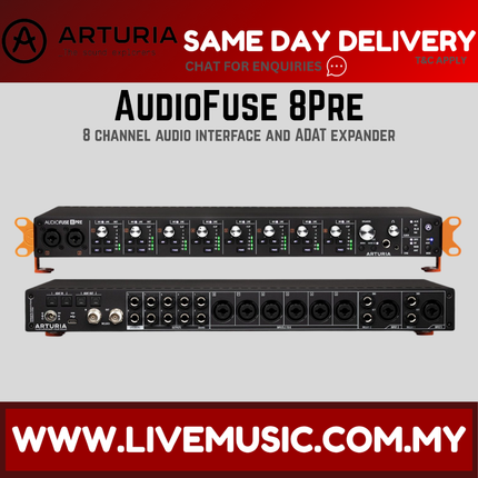 Arturia AudioFuse 8Pre - Dual Mode Audio Interface