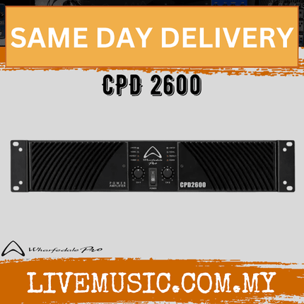Wharfedale Pro CPD 2600 Power Amplifier (CPD2600/CPD-2600)
