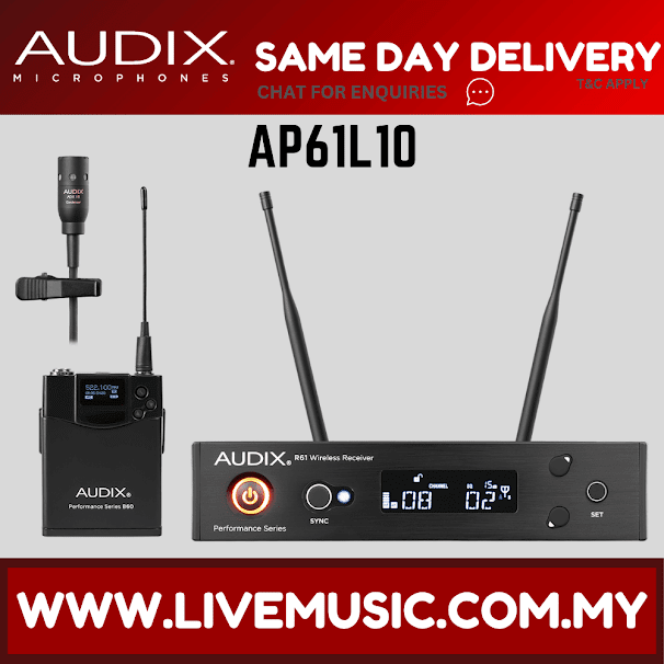 Audix AP61 L10 Wireless Lavalier Microphone System ( AP61-L10 / AP61L10 )