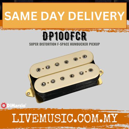 DiMarzio DP100FCR Super Distortion Humbucker Pickup - Cream (DP100)
