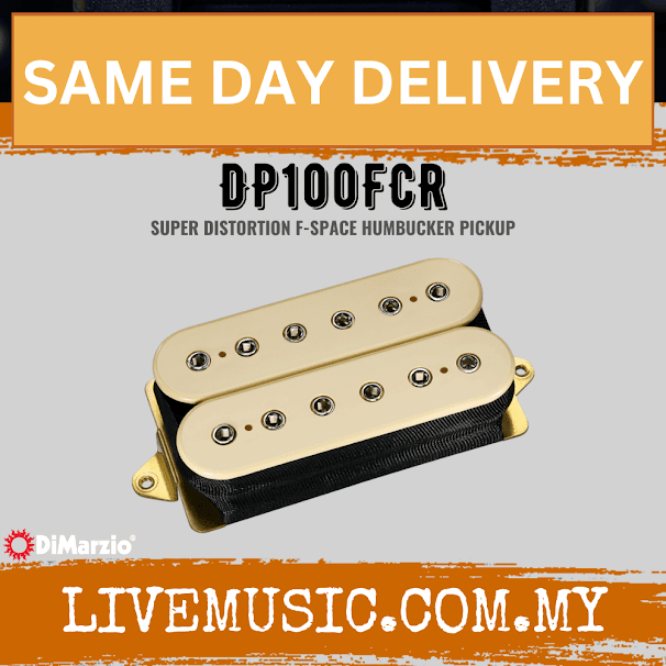 DiMarzio DP100FCR Super Distortion Humbucker Pickup - Cream (DP100)