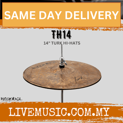 Istanbul Agop TH14 14" Turk Hi-Hat Cymbal HiHat (TH14/TH-14)