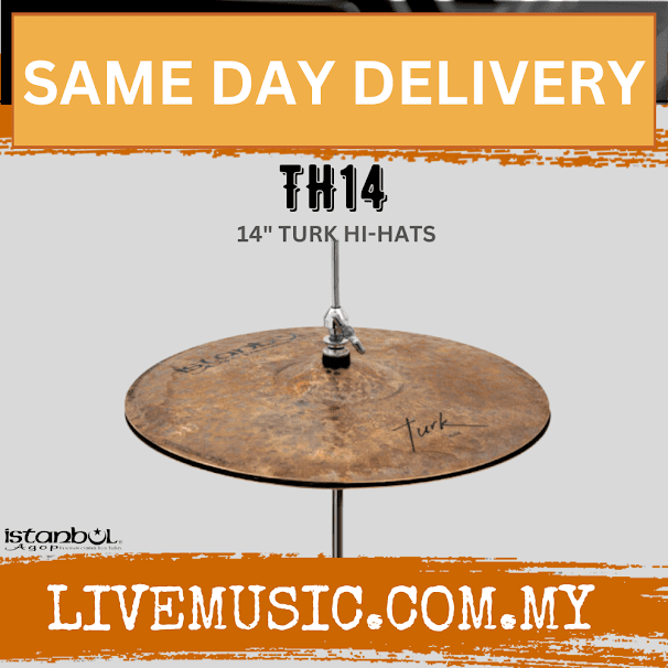 Istanbul Agop TH14 14" Turk Hi-Hat Cymbal HiHat (TH14/TH-14)