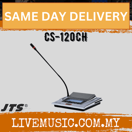 JTS CS-120CH Chairman Microphone and Control Station ( CS 120CH / CS120CH )