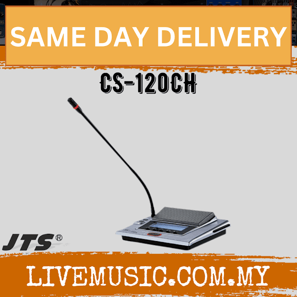 JTS CS-120CH Chairman Microphone and Control Station ( CS 120CH / CS120CH )