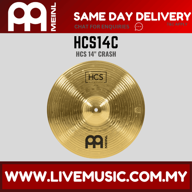 Meinl Cymbal HCS14C 14inch HCS Crash
