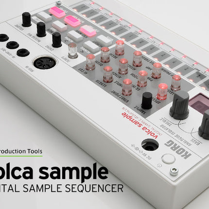 Korg Volca Sample 2 USB Digital Sample Sequencer Onboard Sounds , Drum Machine And Midi (VolcaSample2/Volca-Sample2)
