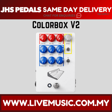 JHS Colorbox V2 Preamp Pedal