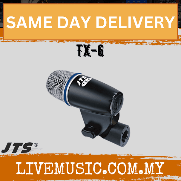 JTS TX-6 Instrument microphone - Snare Drum , Tom-toms , Percussion , Brass Woodwind instrument ( TX 6 / TX6 )