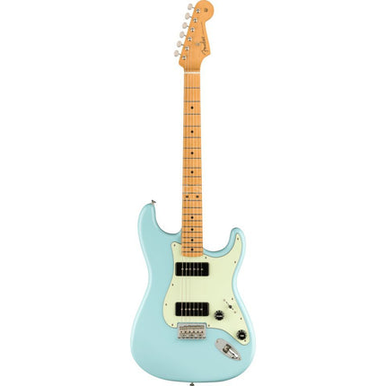 Fender Noventa Stratocaster Electric Guitar, Maple Fretboard - Daphne Blue
