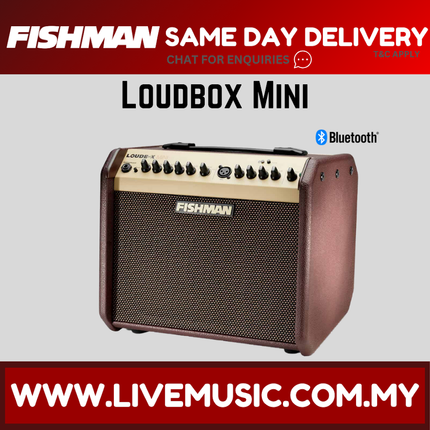 Fishman Loudbox Mini - 60 Watt Acoustic Guitar Amplifier with Bluetooth
