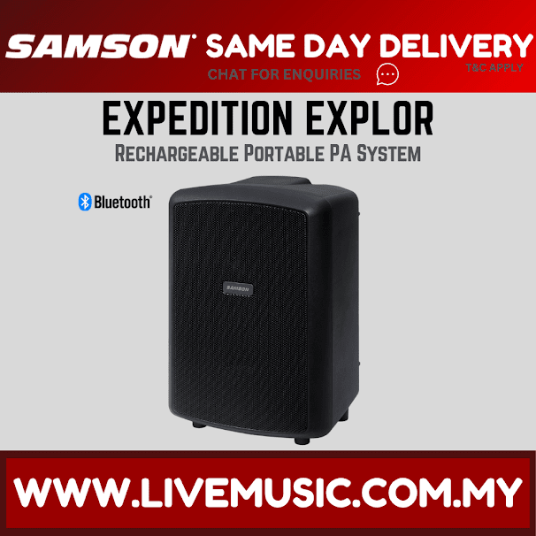 Samson Expedition Explor 200W All-in-One Wireless PA with Bluetooth