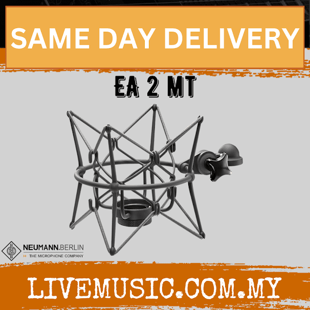Neumann EA 2 Elastic Suspension Microphone - Matte Black ( EA2MT  EA-2-MT )