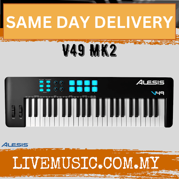 Alesis V49 MK2 49-Key USB-MIDI Keyboard Controller ( V-49 / MKii )