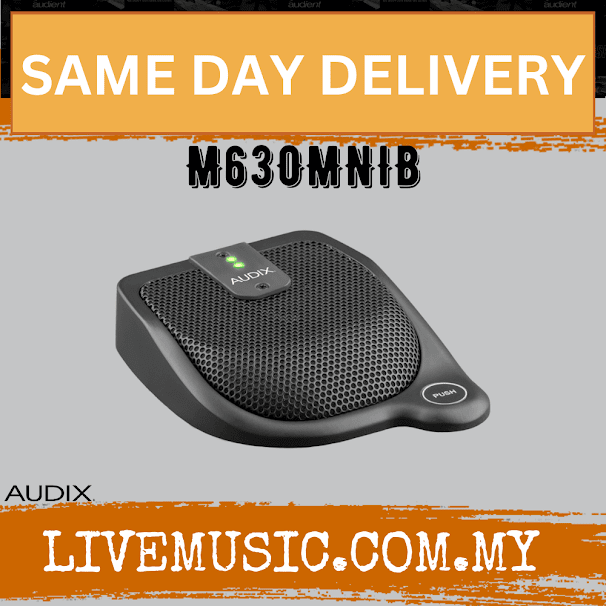 Audix M63OMNIB Omni Cardioid Boundry Microphone with Logic Remote (M63OMNIB)