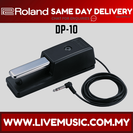 Roland DP-10 Keyboard/Piano Damper Pedal (DP10)