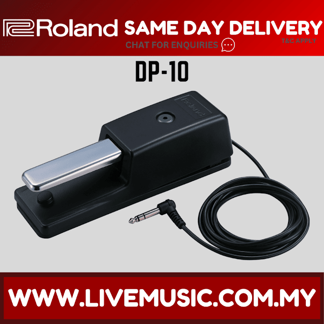 Roland DP-10 Keyboard/Piano Damper Pedal (DP10)