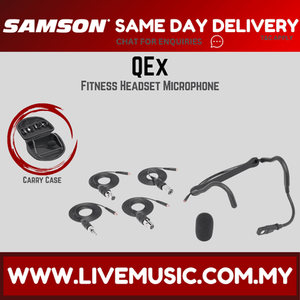SAMSON QEX FITNESS HEADSET MIC PACK