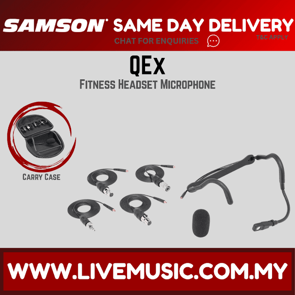 SAMSON QEX FITNESS HEADSET MIC PACK