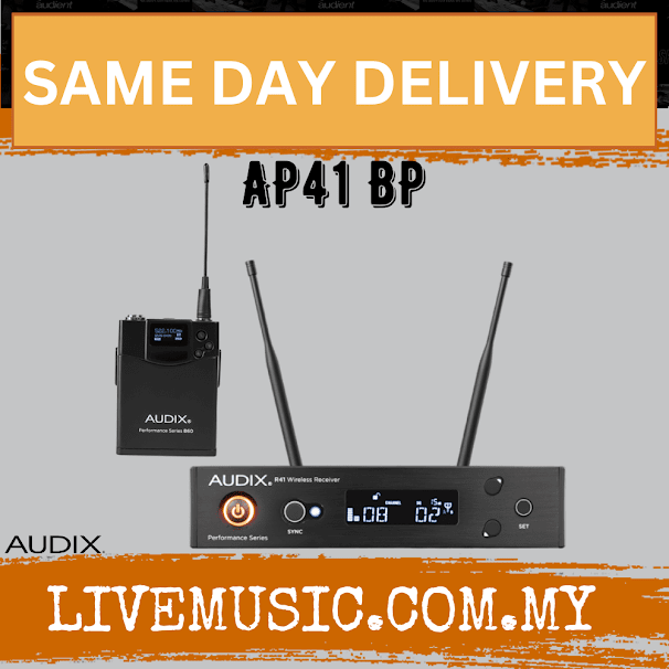 Audix AP41/BP Performance Series Single-Channel Bodypack Wireless System ( AP41-BP / AP41 BP )