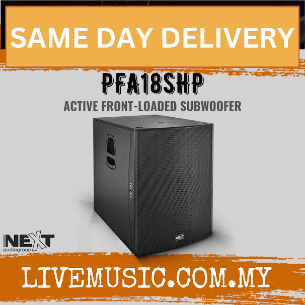 Next Audio PFA18sHP Active Front-Loaded High Power Subwoofer ( PFA 18sHP / PFA-18sHP )