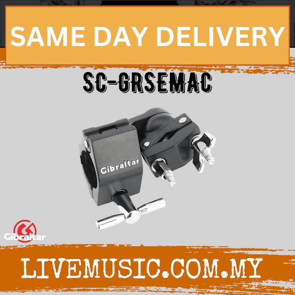 Gibraltar SC-GRSEMAC 1.5" Black End Mount Drum Rack Multi Clamp ( SC GRSEMAC / SCGRSEMAC )