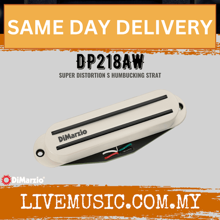 DiMarzio DP218AW Super Distortion Pickup - Aged White (DP218-AW/DP218 AW)