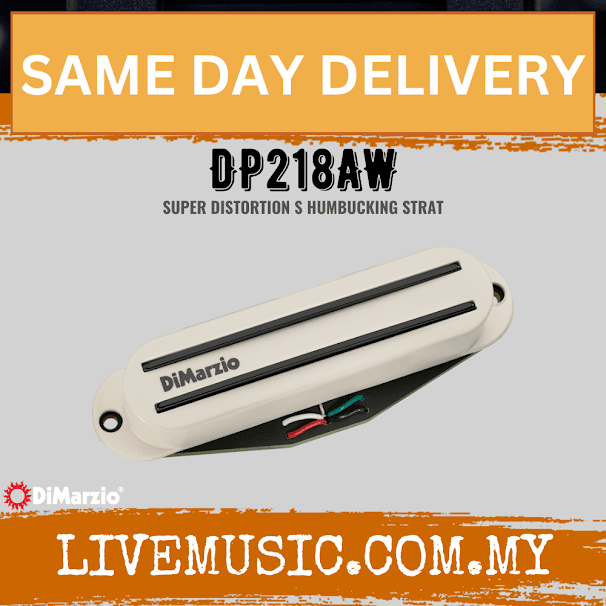 DiMarzio DP218AW Super Distortion Pickup - Aged White (DP218-AW/DP218 AW)