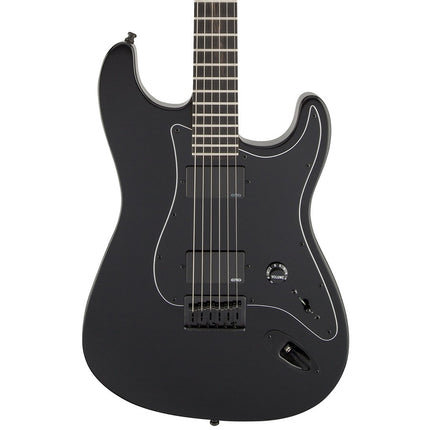 Fender Artist Jim Root Stratocaster Electric Guitar, Ebony Fretboard with Deluxe Hardshell Case - Flat Black