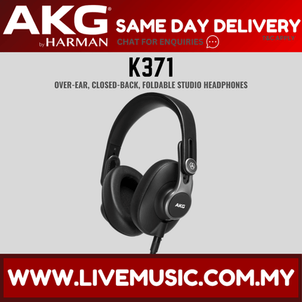 AKG K371 First-Class Closed Back Headphones (K-371/K 371)