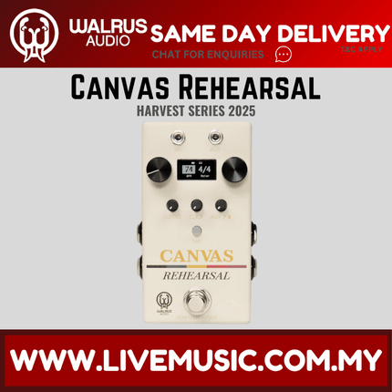 Walrus Audio Canvas Rehearsal Guitar Effects Pedal, Harvest Series 2025 ( Rehearsal )