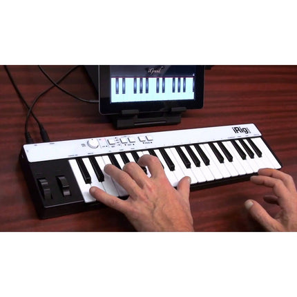 IK Multimedia iRig Keys 37 Mini - 37 Mini-key USB controller for Mac/PC - Black (Keys37/Keys-37)