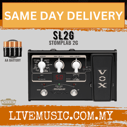 Vox StompLab SL2G - Modeling Guitar Effect Processor (SL-2G/SL 2G)
