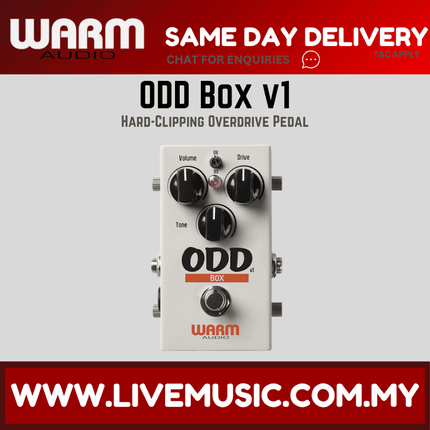 Warm Audio ODD Box Hard-Clipping Overdrive Pedal