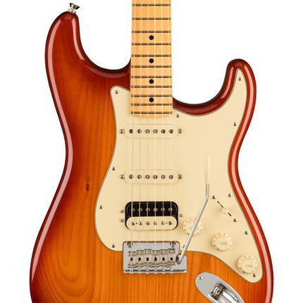 Fender American Professional II HSS Stratocaster Electric Guitar, Maple Fretboard - Sienna Sunburst