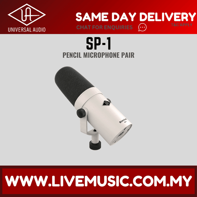 Universal Audio SP-1 Standard Pencil Microphone - Matched Pair ( SP 1 / SP1 )