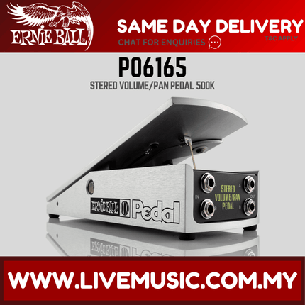 Ernie Ball P06165 500K Stereo Volume/Pan Pedal