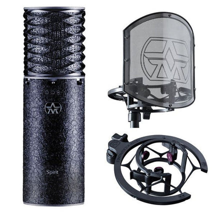 Aston Microphones Spirit Black Bundle Large-diaphragm Condenser Microphone