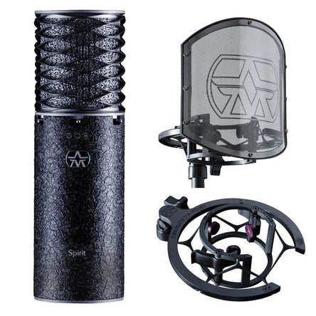 Aston Microphones Spirit Black Bundle Large-diaphragm Condenser Microphone
