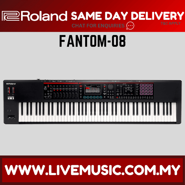 Roland FANTOM-08 Music Workstation Keyboard ( FANTOM08 / FANTOM 08 )